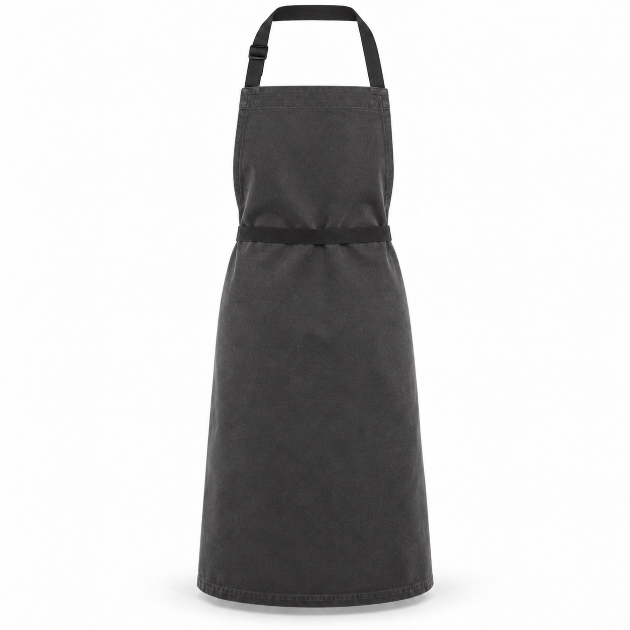 Charcoal Canvas Bib Work Apron – Back | Liberty Edge Industries