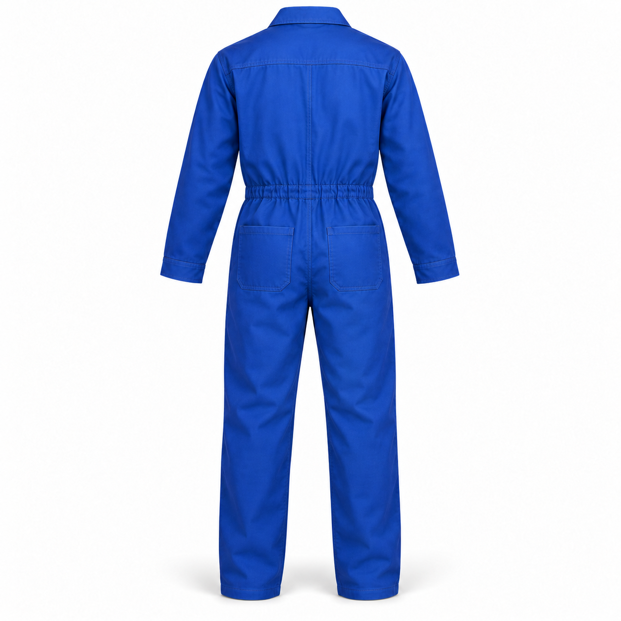 Royal-Blue Workshop Coverall – Back | Liberty Edge Industries