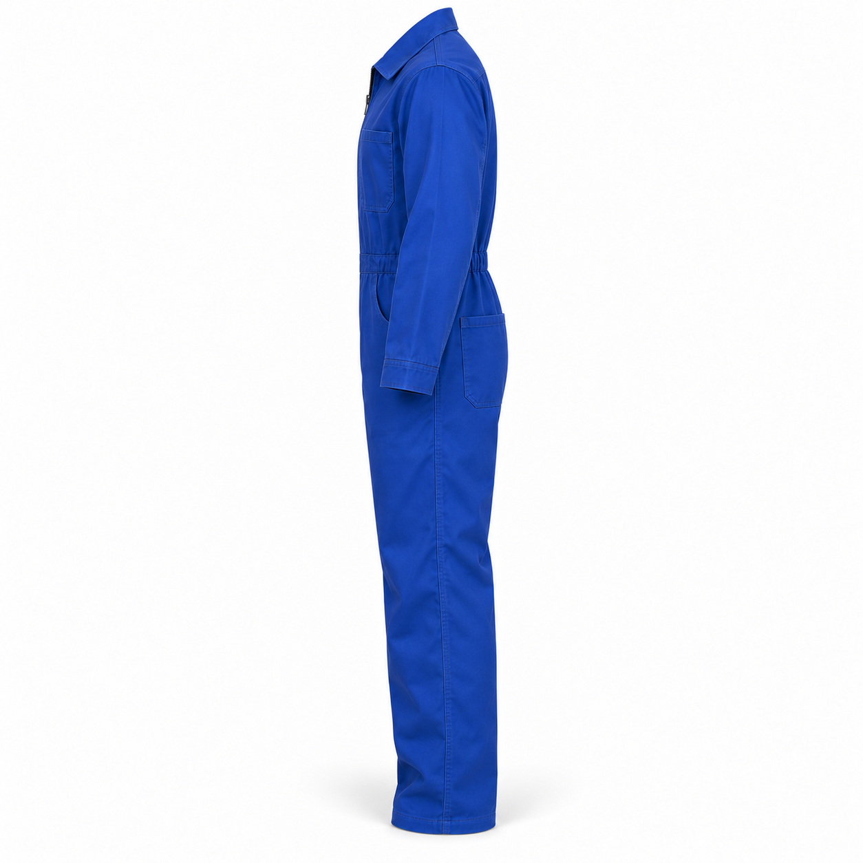 Royal-Blue Workshop Coverall – Side | Liberty Edge Industries