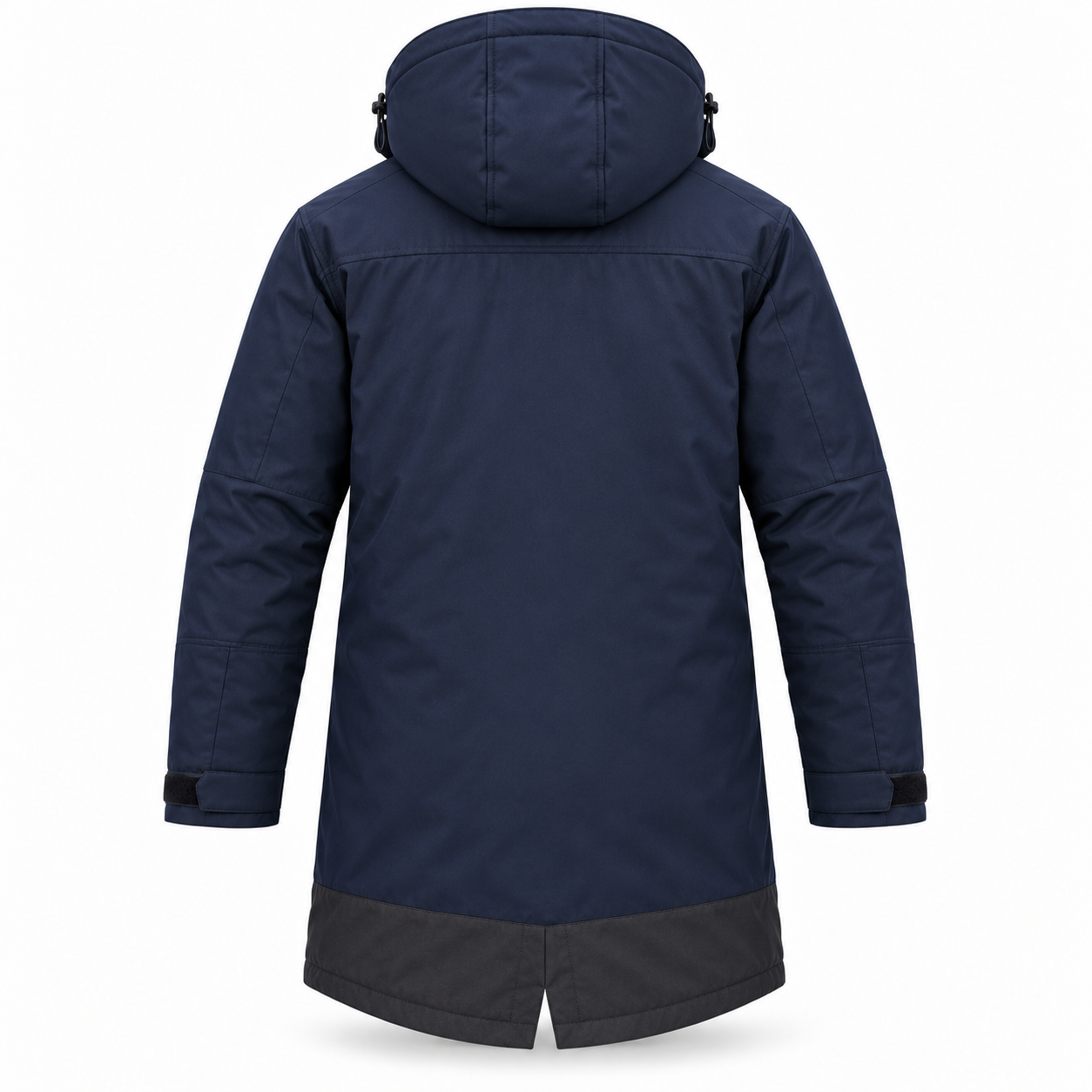 Navy Insulated Storm Work Parka – Back | Liberty Edge Industries