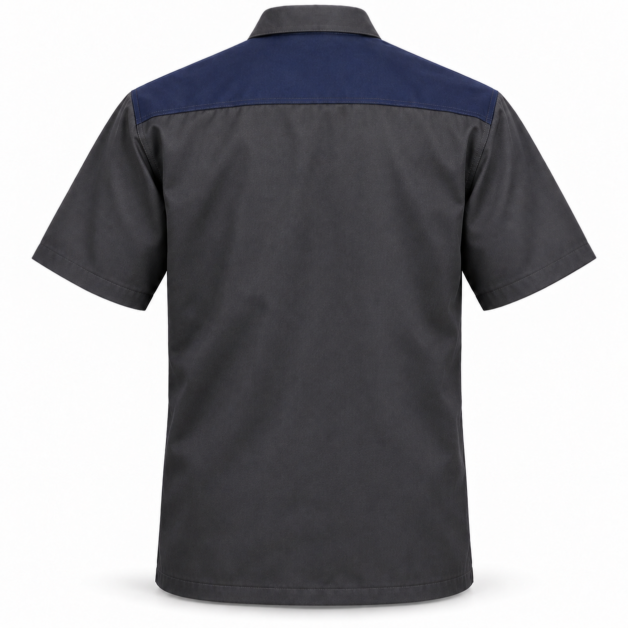 Charcoal Short-Sleeve Technician Shirt – Back | Liberty Edge Industries