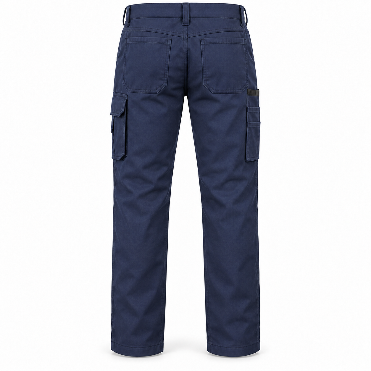 Navy Knee-Pocket Work Trousers – Back | Liberty Edge Industries