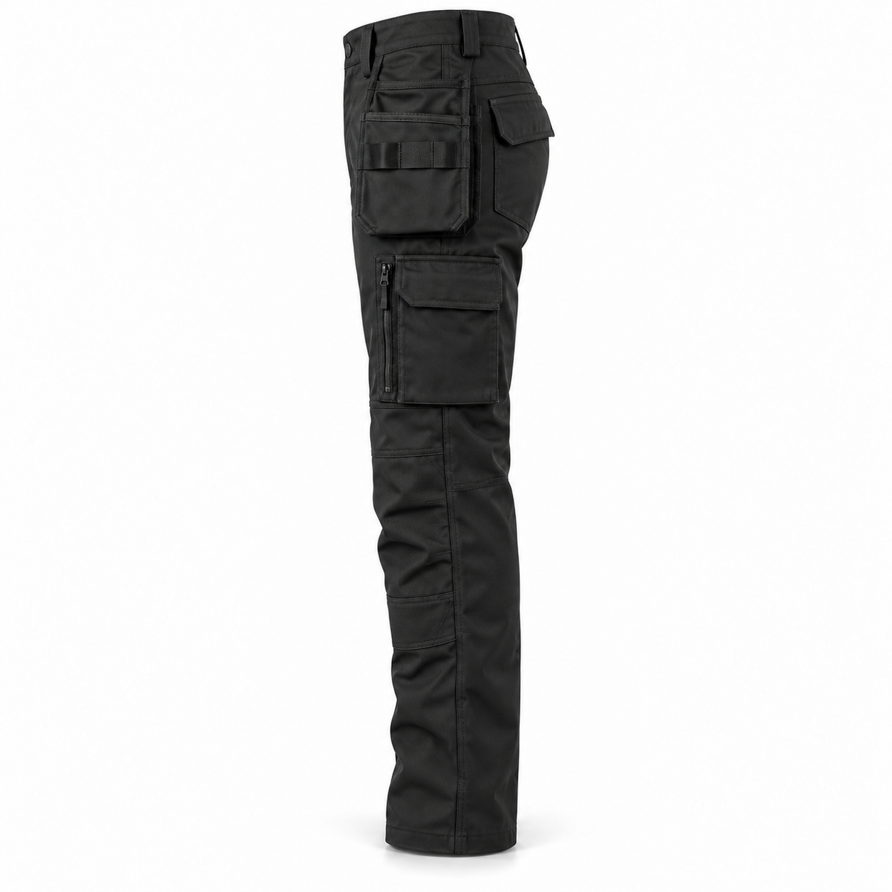 Black Holster-Pocket Work Trousers – Side | Liberty Edge Industries