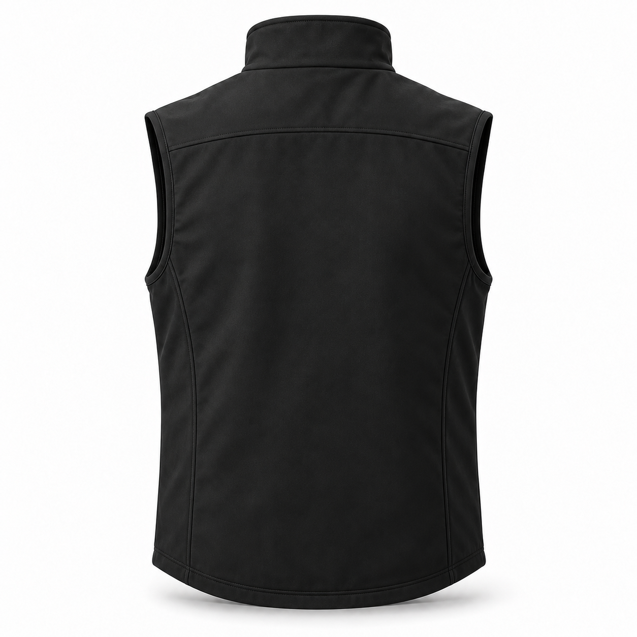 Black Softshell Utility Vest – Back | Liberty Edge Industries