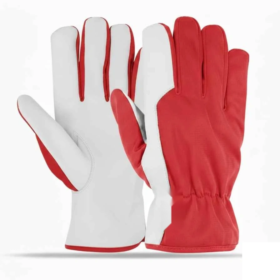 Red & White Utility Gloves – Pair photograph | Liberty Edge Industries
