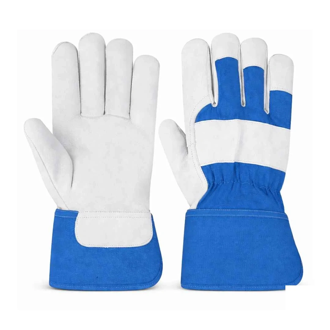 Blue-Cuff Rigger Gloves – Pair photograph | Liberty Edge Industries