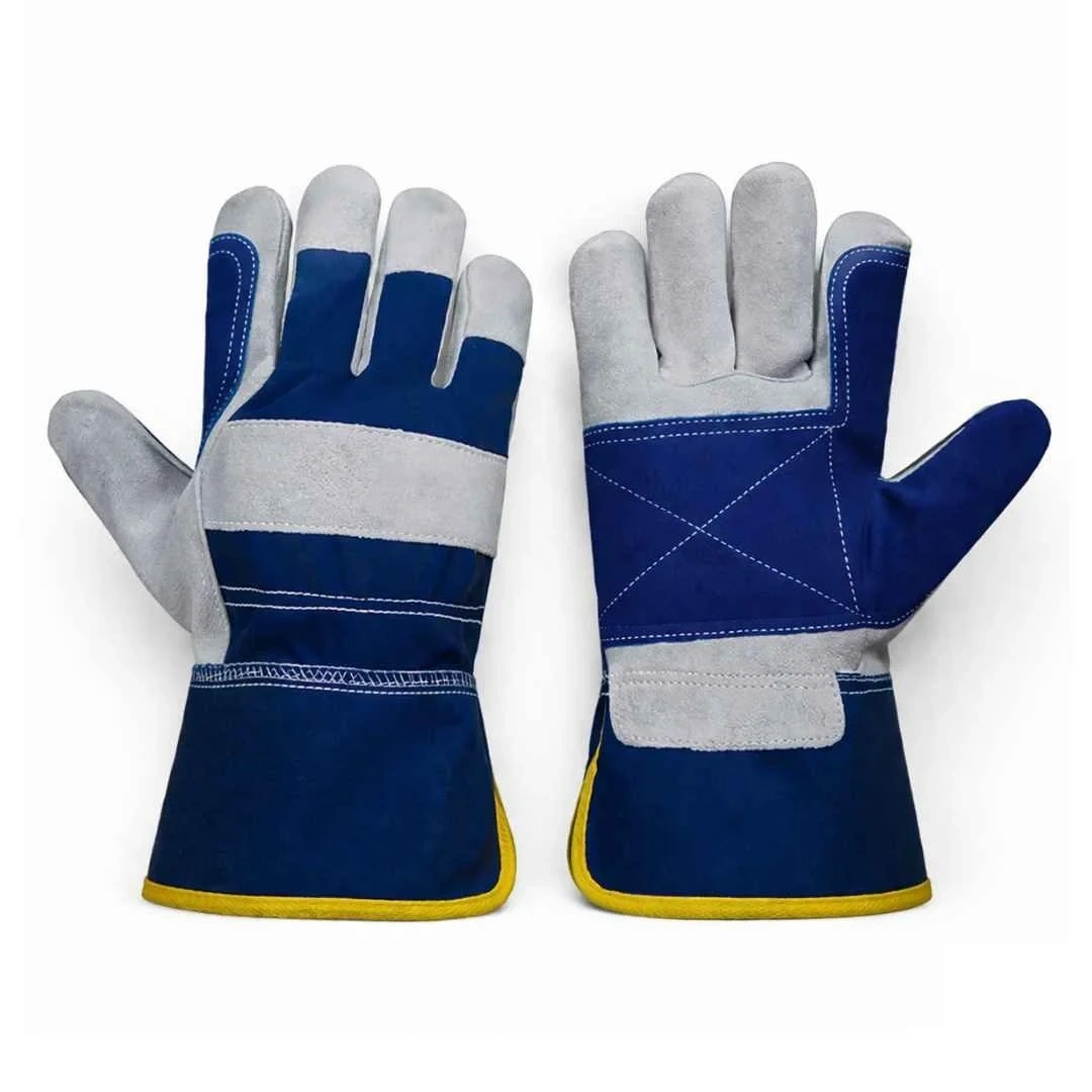 Navy & Grey Rigger Gloves – Pair photograph | Liberty Edge Industries