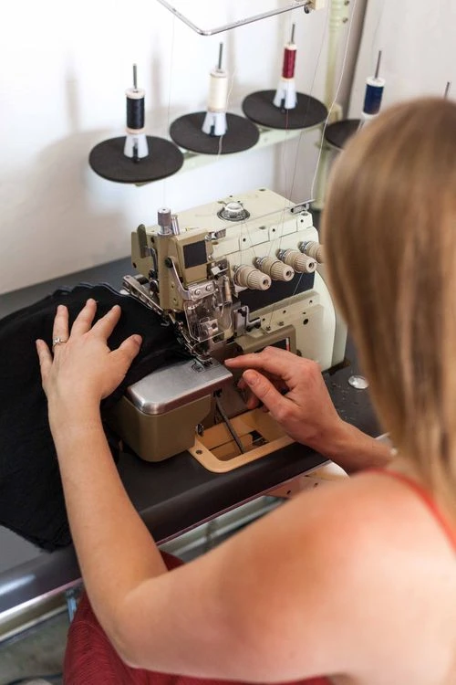 Garment production and sewing process