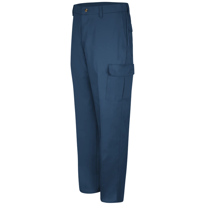 Navy Cargo Work Trousers – Front | Liberty Edge Industries