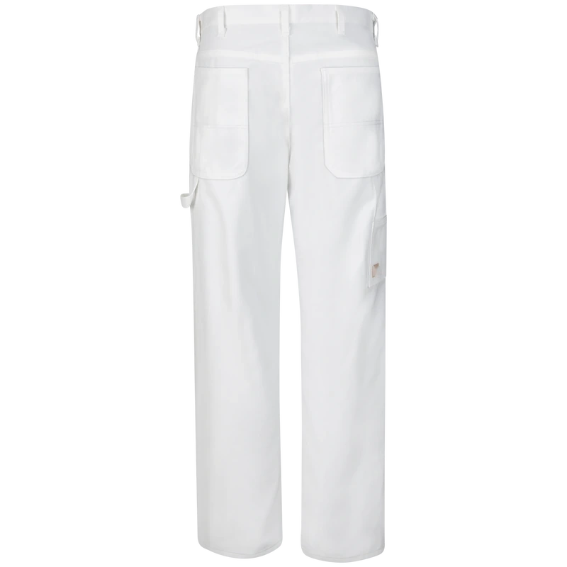 White Utility Work Trousers – Back | Liberty Edge Industries