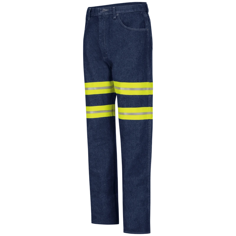 Reflective Denim Work Jeans – Front | Liberty Edge Industries
