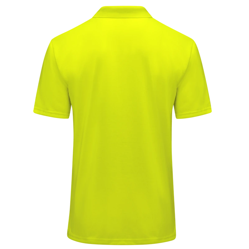 Fluorescent Work Polo – Back | Liberty Edge Industries
