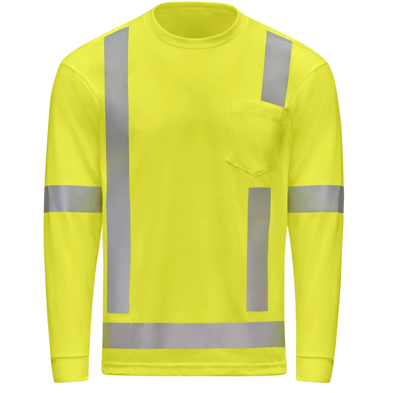 Reflective Crew-Neck Sweatshirt – Front | Liberty Edge Industries