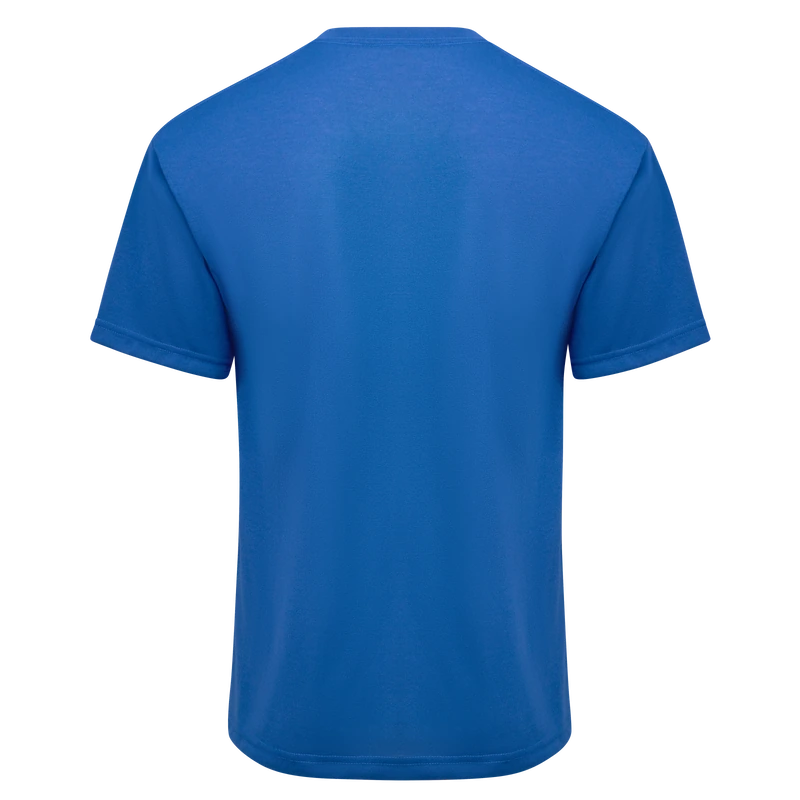 Royal Blue Work T-Shirt – Back | Liberty Edge Industries