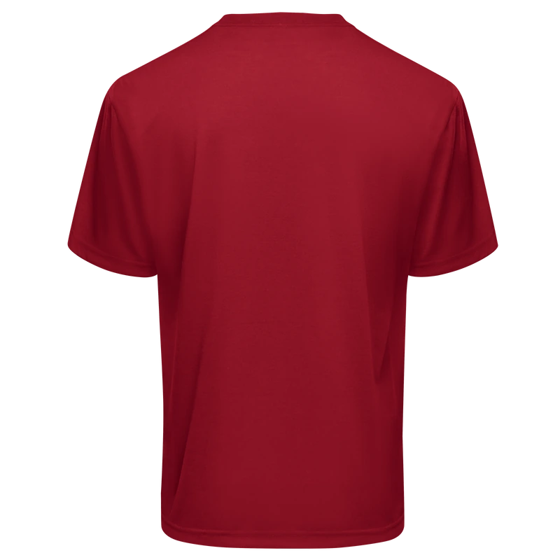 Red Short-Sleeve Work Tee – Back | Liberty Edge Industries