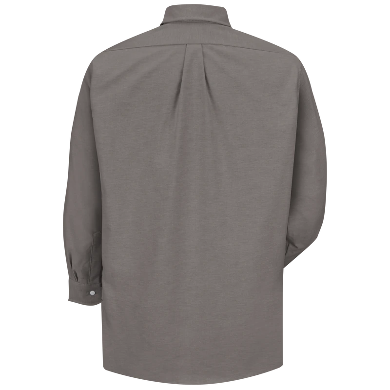 Grey Long-Sleeve Uniform Shirt – Back | Liberty Edge Industries